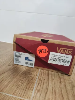 Zapatillas Vans SK8-Hi Azules y Blancas