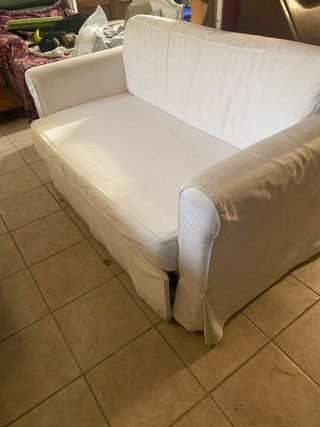 Sofá Cama 2 Plazas Ikea Blanco