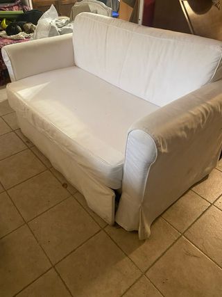 Sofá Cama 2 Plazas Ikea Blanco