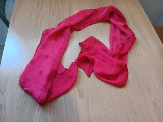 Roberto Cavalli Sciarpa Seta Corallo Vintage