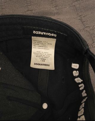 Gorra DSquared2 ICON Negra