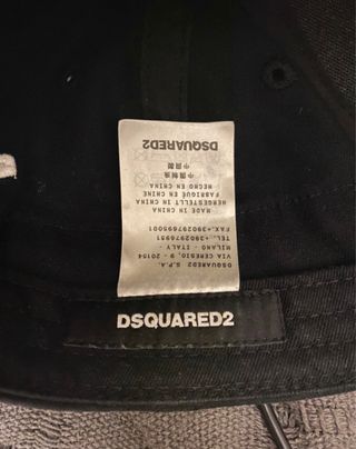 Gorra DSquared2 ICON Negra