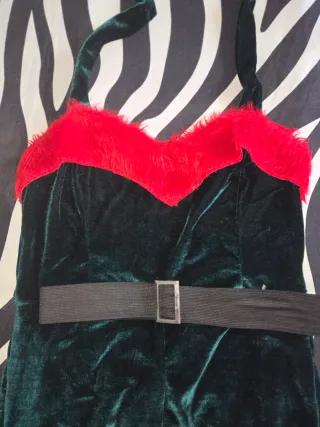 Disfraz Elfa Verde y Rojo