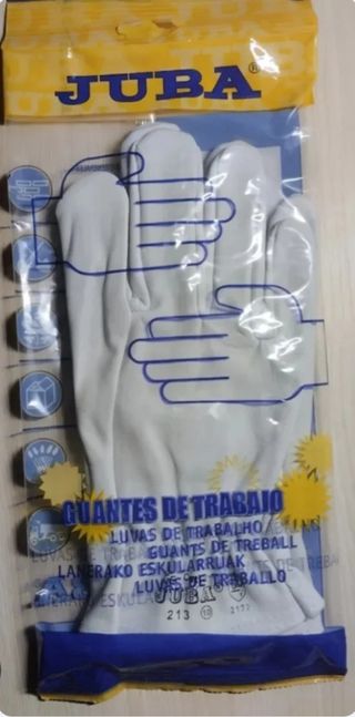 Guantes de trabajo JUBA blancos
