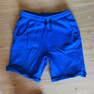 Pantalón corto Benetton azul algodón una puesta  i