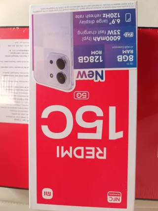 Xiaomi Redmi 15C 5G 128GB 8GB RAM Rosso