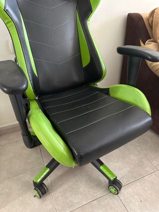 Silla Gaming Stinger Negra y Verde
