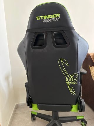 Silla Gaming Stinger Negra y Verde
