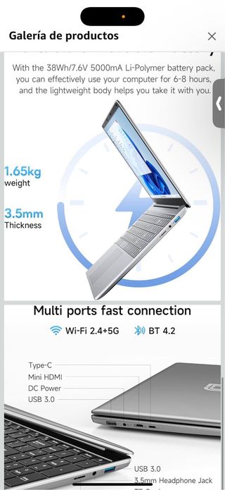 Portatile 15.6 FHD Intel Celeron 12GB RAM