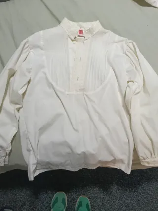 Camisa fallera crudo talla 10 años