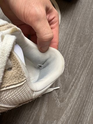 Zapatillas Mango Talla 44 Beige/Blanco