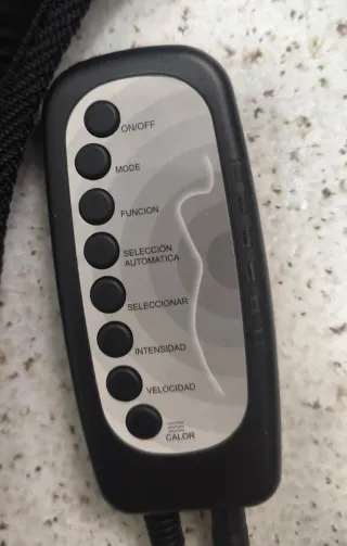 Masajeador espalda y glúteos negro