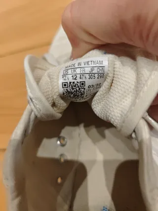 Zapatillas Adidas Blancas y Azules