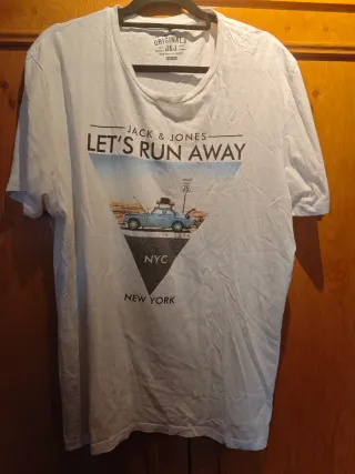 Camiseta Jack & Jones Let's Run Away