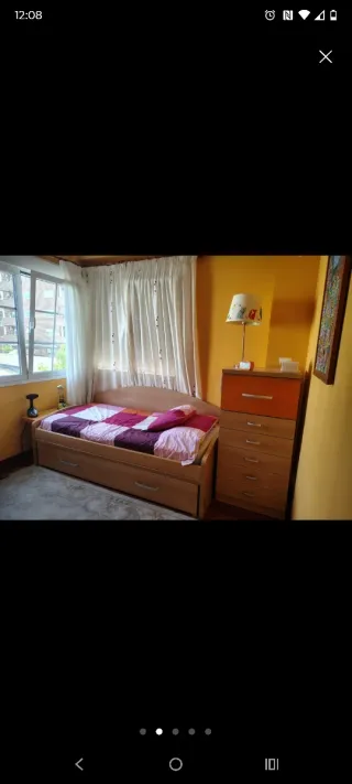 Cama 0,90 + Cama Marinera+cajonera+dos estantes