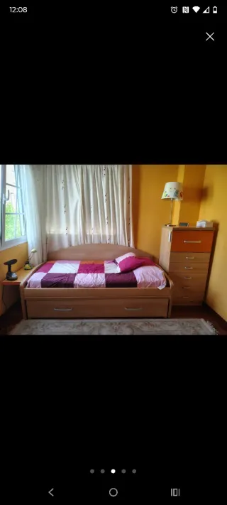 Cama 0,90 + Cama Marinera+cajonera+dos estantes