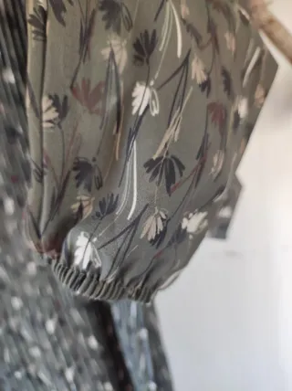 Vestido floral verde talla 40-42