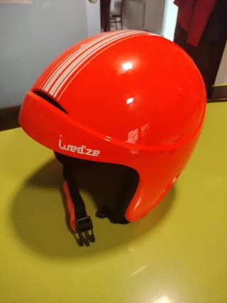 Casco de esquí infantil naranja