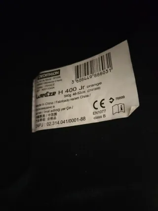 Casco de esquí infantil naranja