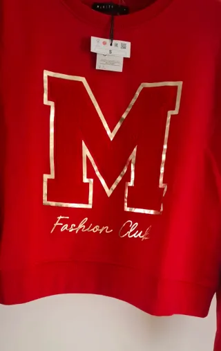 Felpa Mohito Rossa Nuova Taglia S