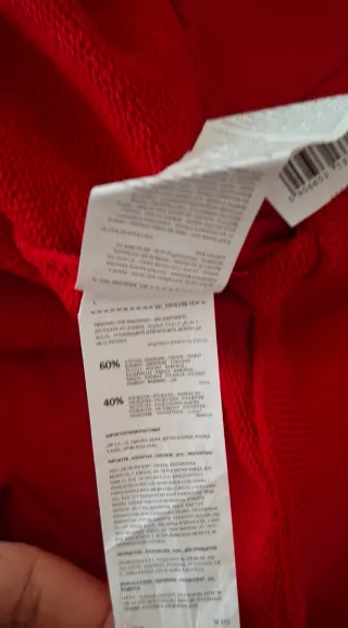 Felpa Mohito Rossa Nuova Taglia S