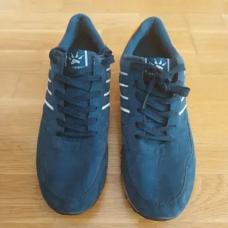 Sneakers sportive blu e arancione