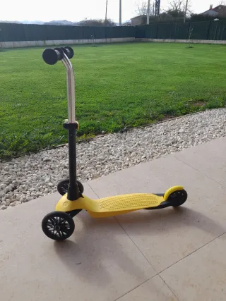 Patinete infantil 3 ruedas amarillo