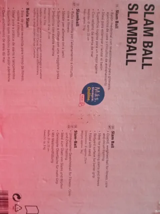 Balón Slam Ball Crivit 3kg