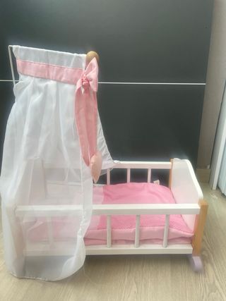 Set Juguetes Niña Cuna Cambiador Bañera