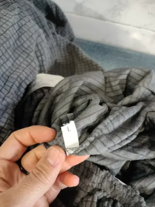 Funda sofá 3 plazas gris