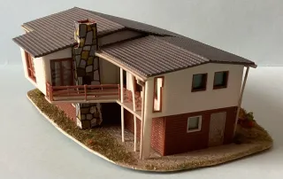 Maquetas casas escala N