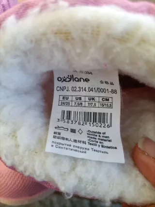 Botas de nieve rosas para niña