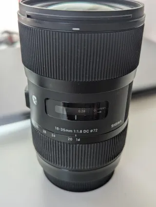 Obiettivo Sigma 18-35mm F1.8 DC per Canon