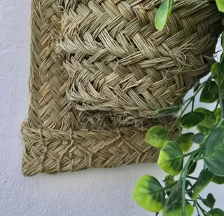 Macetero Esparto Natural Estilo Boho