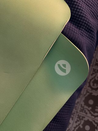 Esterilla de yoga verde con bolsa
