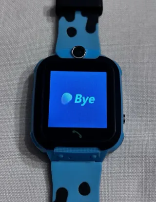 Reloj Inteligente GPS Niños Azul/Negro