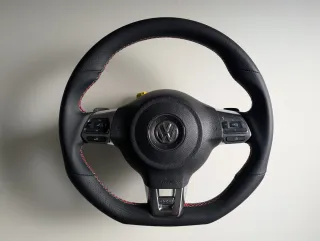 VOLANTE VW GOLF 6 GTD TAPIZADO NUEVO + AIRBAG