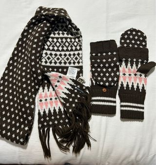 Bufanda y guantes manoplas Burton