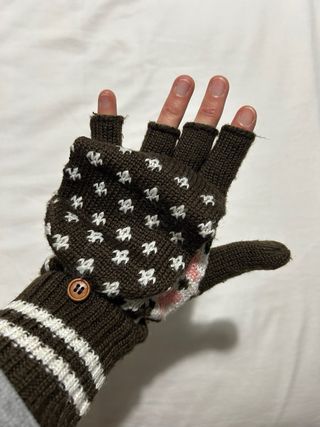 Bufanda y guantes manoplas Burton