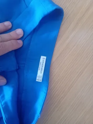 Pantalón traje STRADIVARIUS azul talla 34