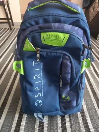 Mochila Spirit azul y verde