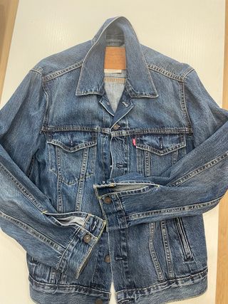 Cazadora Vaquera Levi's Talla S, talla grande