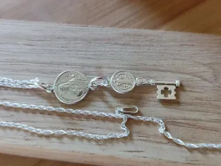 Colgante Doble Protección Plata 925