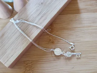 Colgante Doble Protección Plata 925