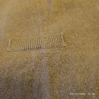 Pullover Uomo Collo V Verde Oliva Tg L