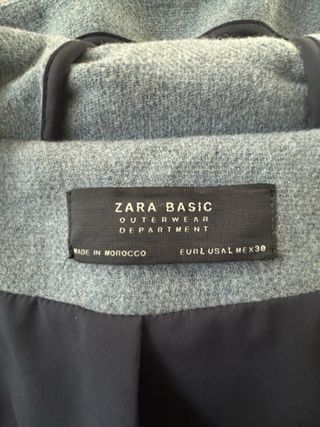 Giacca Zara blu taglio moderno