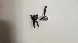 Brincos Gato Preto e Branco