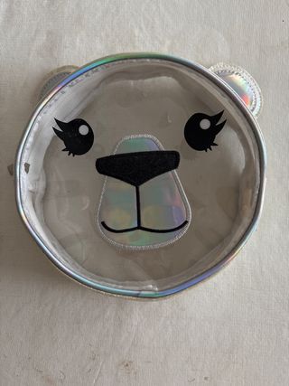 Neceser infantil oso transparente