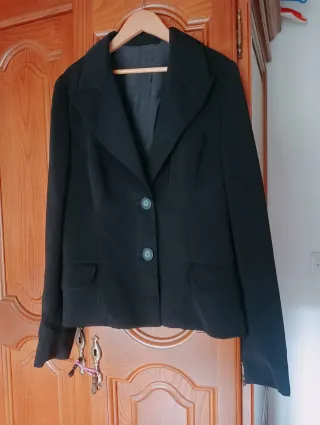 Chaqueta de vestir azul marino mujer