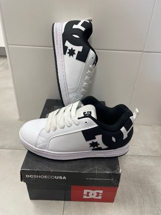 Zapatillas DC Shoes Blancas y Negras
